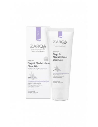 ZARQA CLEAR SKIN VEIDO KREMAS Į AKNĘ...